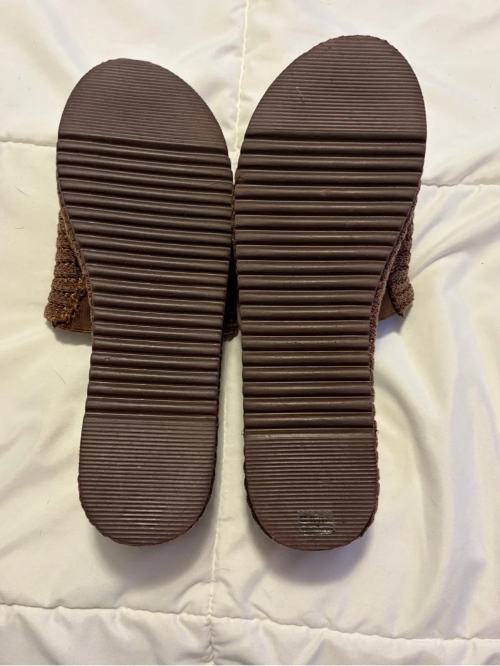 NWOT ANTHROPOLGIE Matisse brown wedge sandals - Picture 3 of 5